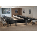 Krzesła Oslo (50 szt ) Stół konferencyjny 828x414cm Twist C50 na 50 osób